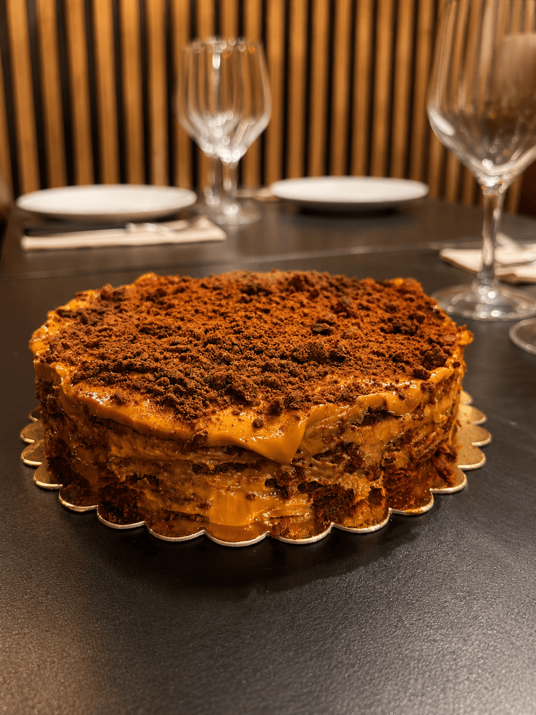 Chocotorta argentina casera - Postre para cumpleaños y celebraciones en Valencia